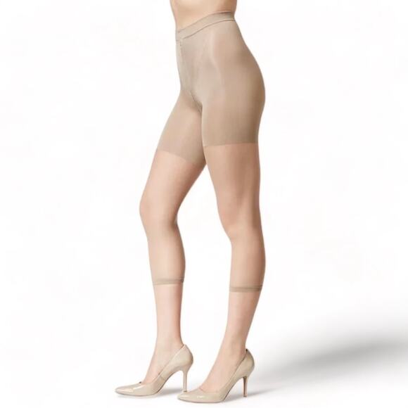 SPANX Other - New Spanx Super Footless Shaper Nude Size A Shapewear Capri NWT Shaping Hose 911